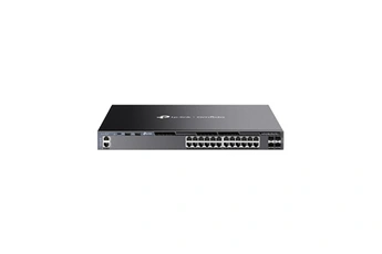 Omada SG6428X V1 - Commutateur - C3 - Géré - 24 x 10/100/1000 + 4 x SFP+ Ethernet 10 Go (liaison montante/empilement) - flux d'air de l'avant vers Très bon état TP-Link reconditionné disponible sur Darty | Dero
