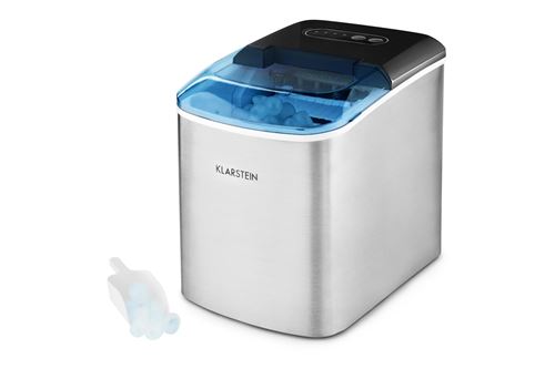 On-the-rocks machine à glaçons led 12kg / 24h réservoir 2,1l inox État correct Klarstein reconditionné disponible sur Fnac