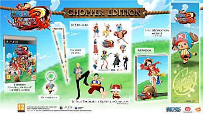 One Piece Unlimited World Red Edition Collector Chopper PS3 État correct Bandai Namco reconditionné disponible sur Fnac