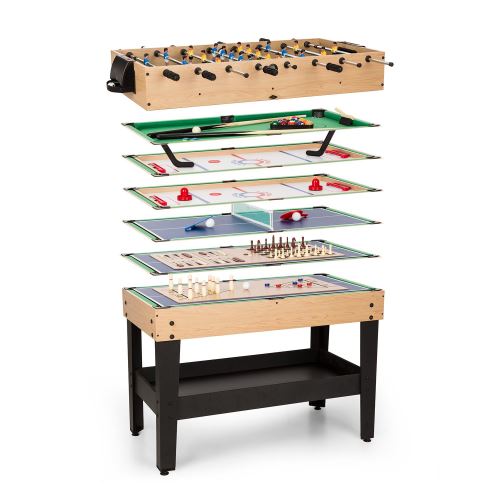oneConcept Game-Star Table multijeux avec 37 jeux inclus : Babyfoot , billard , Shuffleboard , Air hockey …- Bois massif MDF État correct - 226,99 € oneConcept Game-Star Table multijeux avec 37 jeux inclus : Babyfoot , billard , Shuffleboard , Air hockey …- Bois massif MDF État correct OneConcept reconditionné disponible sur Fnac