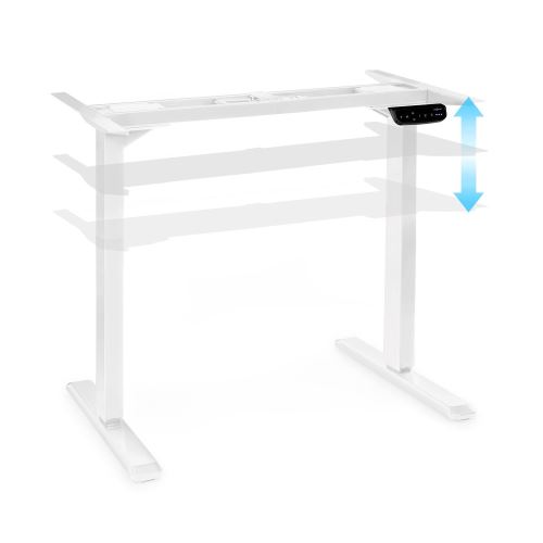 oneConcept Multidesk Comfort Bureau électrique à hauteur & largeur réglable - Blanc État correct OneConcept reconditionné disponible sur Fnac