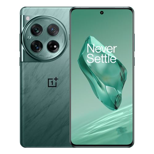 OnePlus 12 - 5G smartphone - double SIM - RAM 16 Go / Mémoire interne 512 Go - écran OLED - 6.82" - 3168 x 1440 pixels (120 Hz) - 3 x caméras arrière 50 MP, 64 MP, 48 MP - front camera 32 MP - émeraude fluide État correct reconditionné disponible sur Fnac