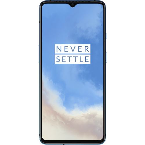 OnePlus 7T - 4G smartphone - double SIM - RAM 8 Go / Mémoire interne 128 Go - écran OEL - 6.55"" - 2400 x 1080 pixels (90 Hz) - 3 x caméras arrière 48 MP, 16 MP, 12 MP - front camera 16 MP - bleu glacier État correct OnePlus reconditionné disponible sur Fnac