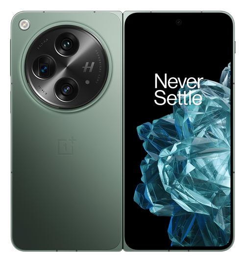 OnePlus Open - 5G smartphone - double SIM - RAM 16 Go / Mémoire interne 512 Go - écran OLED - 7.82" - 7.82" - 2440 x 2268 pixels 2440 x 2268 pixels (120 Hz) - 3 x caméras arrière 48 MP, 64 MP, 48 MP - 2x front cameras 20 MP, 32 MP - emerald dusk État correct OnePlus reconditionné disponible sur Fnac