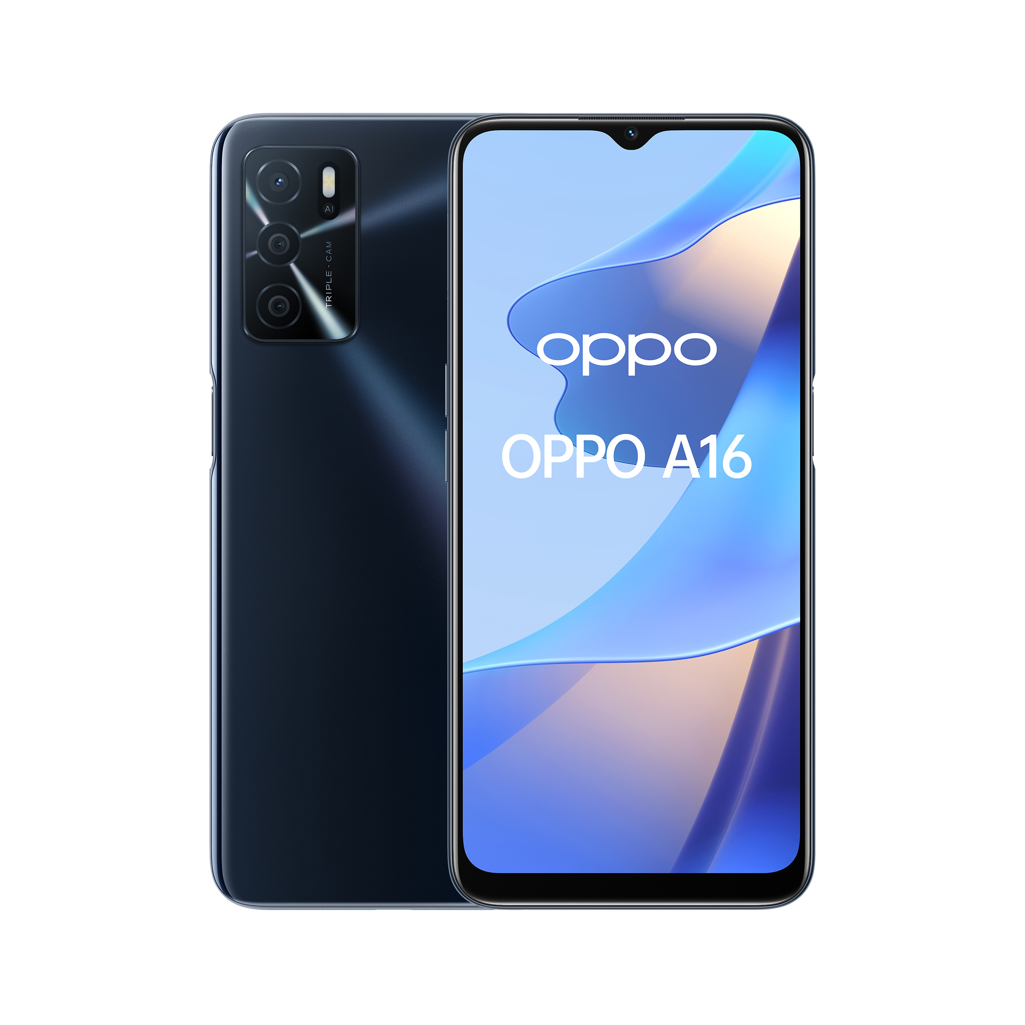 Oppo A16 32 Go, Noir, débloqué - Très bon état Très bon état Oppo reconditionné disponible sur Pixmania