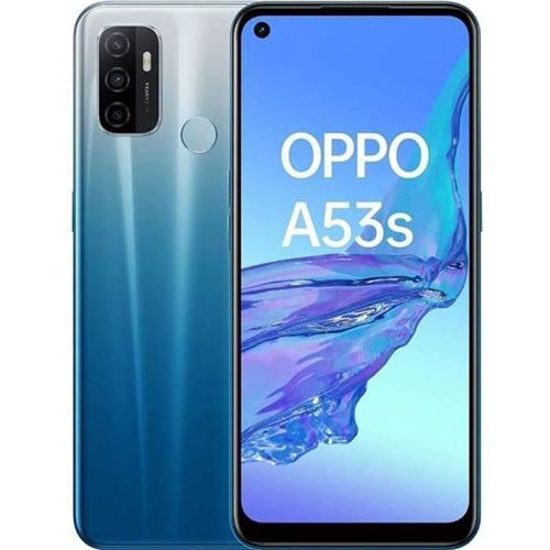 OPPO A53s 128 Go - Bleu des Tropiques - Ecran 90Hz - Batterie 5000 mAh - Son Stéréo (2020) - Reconditionné - Très bon état État correct - 117,79 € OPPO A53s 128 Go - Bleu des Tropiques - Ecran 90Hz - Batterie 5000 mAh - Son Stéréo (2020) - Reconditionné - Très bon état État correct N/A reconditionné disponible sur Fnac