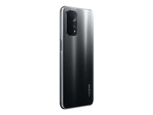 OPPO A54 5G - 5G smartphone - double SIM - RAM 4 Go / Mémoire interne 64 Go - microSD slot - Écran LCD - 6.5" - 2400 x 1080 pixels (90 Hz) - 4x caméras arrière 48 MP, 8 MP, 2 MP, 2 MP - front camera 16 MP - avec OPPO Enco Buds - noir État correct reconditionné disponible sur Fnac