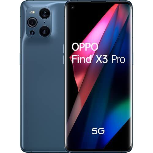 Oppo Find X3 Pro 256 GB bleu Très bon état Oppo reconditionné disponible sur Refurbed