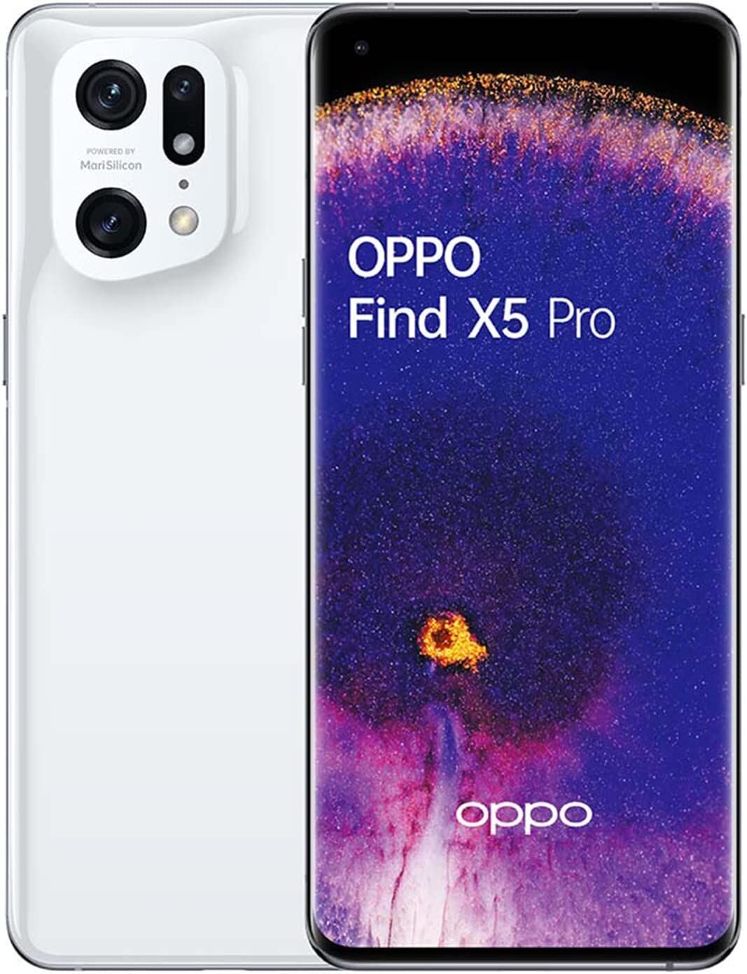 Oppo Find X5 Pro 5G 12 GB 256 GB Dual-SIM Blanc Céramique Bon état Oppo reconditionné disponible sur Refurbed