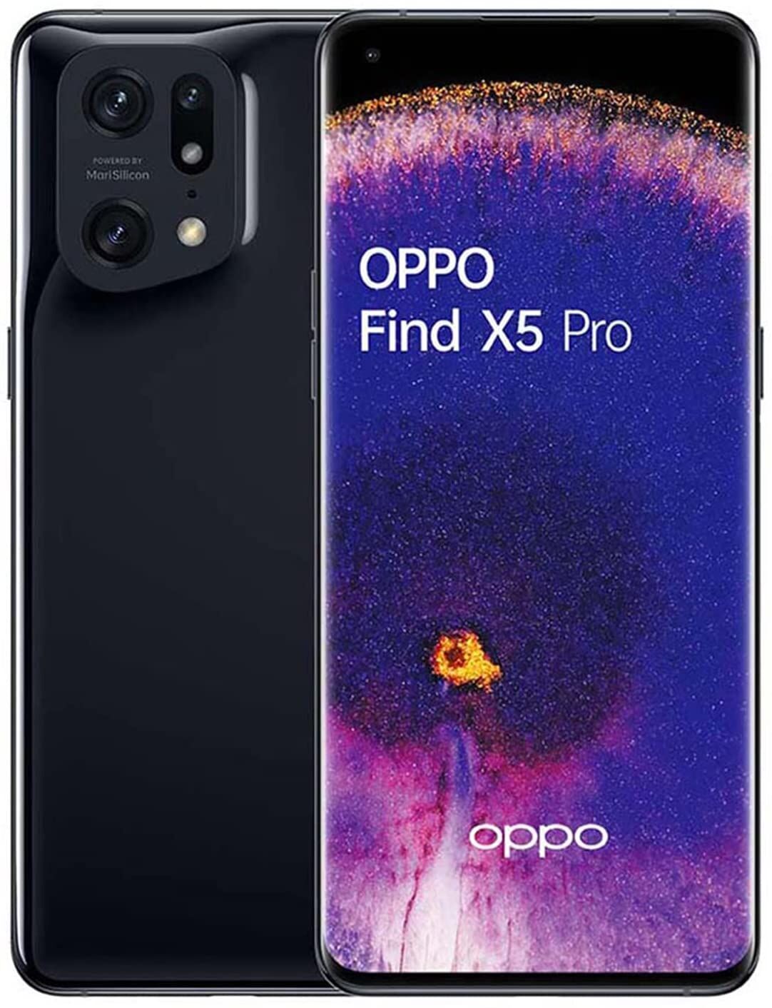 Oppo Find X5 Pro 5G 12 GB 256 GB Dual-SIM Glaze Black Parfait état Oppo reconditionné disponible sur Refurbed