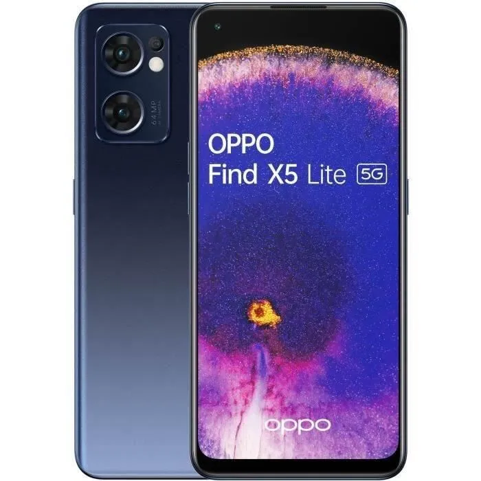 OPPO Smartphone Find X5 Lite - 256Go - 5G - Noir Stellaire (2022) - Reconditionné - Etat correct Reconditionné - 257,96 € OPPO Smartphone Find X5 Lite - 256Go - 5G - Noir Stellaire (2022) - Reconditionné - Etat correct Reconditionné Oppo reconditionné disponible sur Cdiscount Seconde Vie