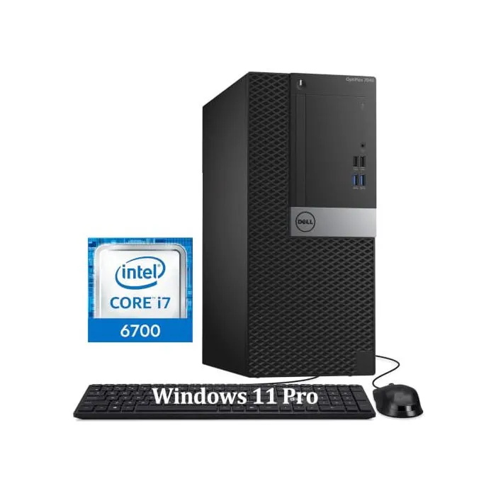 Optiplex 7040 Mini Tour Ordinateur de Bureau Intel Core i7-6700T 8 Go de RAM SSD de 256 Go Clavier américain QWERTY Wi-FI Reconditionné - 318,99 € Optiplex 7040 Mini Tour Ordinateur de Bureau Intel Core i7-6700T 8 Go de RAM SSD de 256 Go Clavier américain QWERTY Wi-FI Reconditionné Dell reconditionné disponible sur Cdiscount Seconde Vie