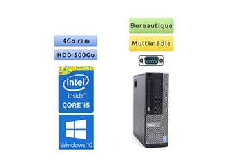 Optiplex 9020 SFF - Windows 10 - i5 4Go 500Go - Port Serie - Ordinateur Tour Bureautique PC État correct Dell reconditionné disponible sur Darty