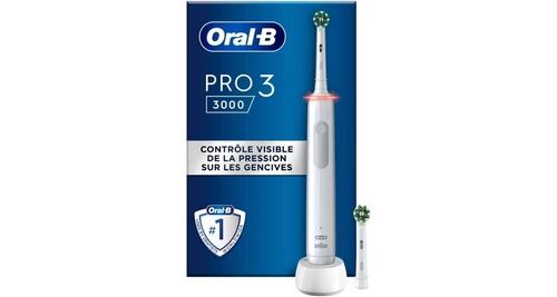 Oral-b 760857 - oral-b pro 3 3000 cross action white edition État correct N/A reconditionné disponible sur Fnac