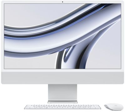 Ordinateur Apple IMAC 24' M3 8GB 512GB 10C GPU Argent Parfait état iMac reconditionné disponible sur Boulanger