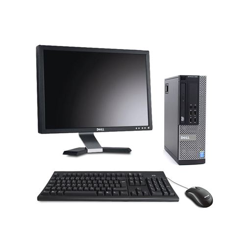 Ordinateur de bureau - Dell OptiPlex 3010 DT - 4Go - 250Go HDD + Ecran 20 État correct N/A reconditionné disponible sur Fnac