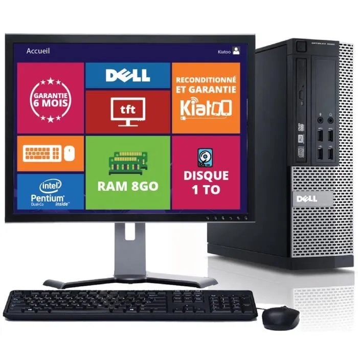 Acheter ordinateur de bureau dell optiplex 790 dual core 8go ram 1 tera ssd disque dur ecran ordinateur 17 pouces windows7 pc reconditionné Reconditionné - 229,00 € ordinateur de bureau dell optiplex 790 dual core 8go ram 1 tera ssd disque dur ecran ordinateur 17 pouces windows7 pc reconditionné Reconditionné Dell reconditionné disponible sur Cdiscount Seconde Vie