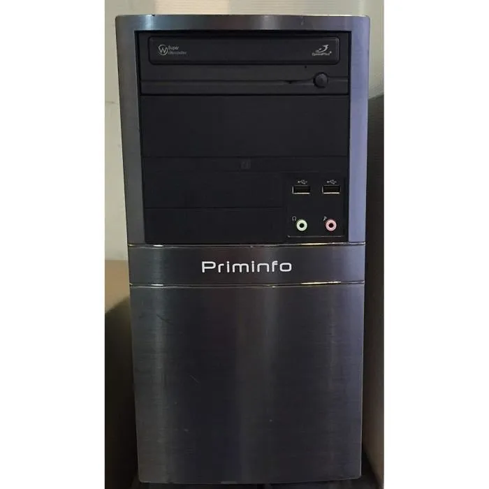Ordinateur de Bureau - Tour PC PRIMINFO (Intel® Core™ i5 2400 3.10GHz - 4Go DDR3-320Go Sata 7200rpm - DVD/RW - USB 3.0 - Windows 7 Reconditionné - 222,31 € Ordinateur de Bureau - Tour PC PRIMINFO (Intel® Core™ i5 2400 3.10GHz - 4Go DDR3-320Go Sata 7200rpm - DVD/RW - USB 3.0 - Windows 7 Reconditionné Intel reconditionné disponible sur Cdiscount Seconde Vie