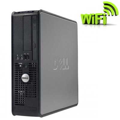 Ordinateur Dell Optiplex 755 SFF - Gris - Intel Core 2 Duo E6550 / 2.33 GHz - RAM 2 Go - HDD 250 Go - CDRW / DVD - Gigabit Ethernet - Wifi - Windows Vista Professionnel État correct Dell reconditionné disponible sur Fnac