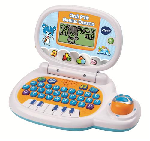 Ordinateur éducatif P'tit Genius Ourson Vtech Bleu État correct VTech reconditionné disponible sur Fnac