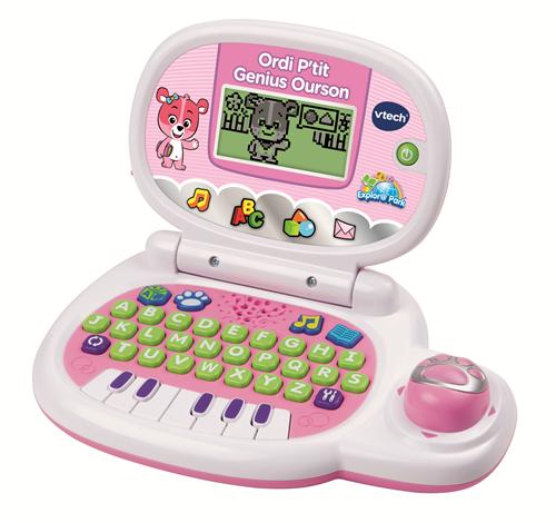 Ordinateur éducatif P'tit Genius Ourson Vtech Rose État correct N/A (Il n'y a pas assez d'in reconditionné disponible sur Fnac