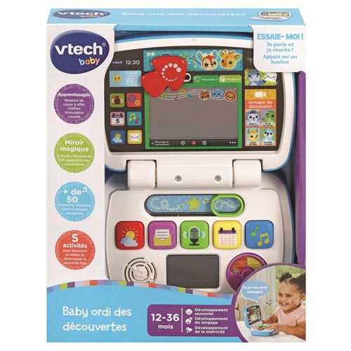 Ordinateur éducatif Vtech Baby Ordi des découvertes État correct VTech Baby reconditionné disponible sur Fnac