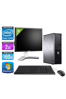 Ordinateur Optiplex 780 Desktop + Ecran 19' - Gris - Intel Core Duo E5300 / 2.60 GHz - RAM 2 Go - HDD 160 Go - DVD - Gigabit Ethernet - Windows 7 Bon état - 159,00 € Ordinateur Optiplex 780 Desktop + Ecran 19' - Gris - Intel Core Duo E5300 / 2.60 GHz - RAM 2 Go - HDD 160 Go - DVD - Gigabit Ethernet - Windows 7 Bon état Dell reconditionné disponible sur Darty | Dero