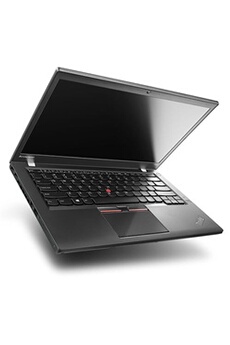 Ordinateur / PC Portable ThinkPad T450 - - 14'' HD - Noir (Intel Core i5-5300U / 2.30 GHz. 8 Go de RAM. Disque dur 240 Go SSD. Webcam. Windows 10 Bon état Lenovo reconditionné disponible sur Darty