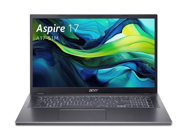 Ordinateur portable Acer Aspire 17,3 Full HD IPS, Intel Core i5 10 cœurs, 16 Go RAM, 512 Go SSD, Wi-Fi 6E, Clavier rétroéclairé - Très bon état Très bon état Acer reconditionné disponible sur Pixmania