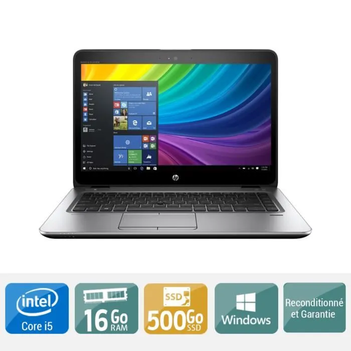 Acheter Ordinateur portable - HP - EliteBook 840 G3 - Core i5 - RAM 16Go - SSD 500Go - Reconditionné Reconditionné - 292,00 € Ordinateur portable - HP - EliteBook 840 G3 - Core i5 - RAM 16Go - SSD 500Go - Reconditionné Reconditionné Hewlett-Packard reconditionné disponible sur Cdiscount Seconde Vie