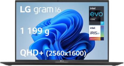 Ordinateur portable LG GRAM 16Z90Q-G.AD78F EVO Bon état - 1199,00 € Ordinateur portable LG GRAM 16Z90Q-G.AD78F EVO Bon état reconditionné disponible sur Boulanger
