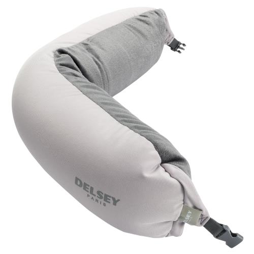 Oreiller de voyage ergonomique multifonctions Delsey Gris État correct reconditionné disponible sur Fnac