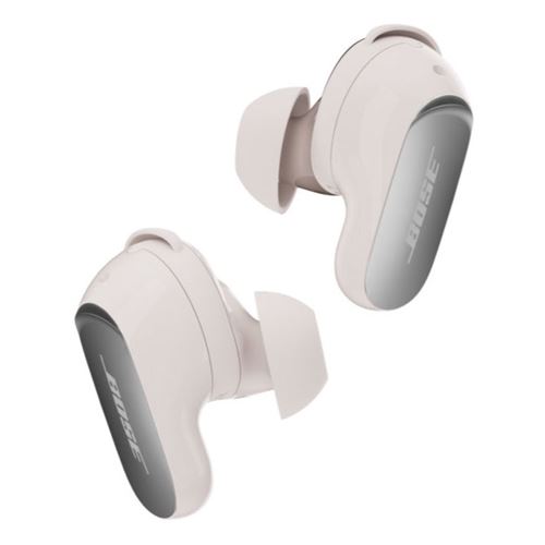 Oreillettes écouteurs sans fil Bose QuietComfort Ultra 2e génération avec réduction active du bruit Blanc et Argent État correct reconditionné disponible sur Fnac