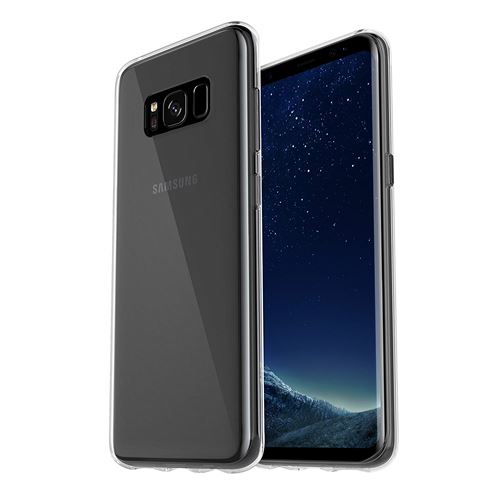 OtterBox Clearly Protected Skin - Coque de protection pour téléphone portable - polyuréthanne thermoplastique (TPU) - transparent - pour Samsung Galaxy S8+ État correct OtterBox reconditionné disponible sur Fnac
