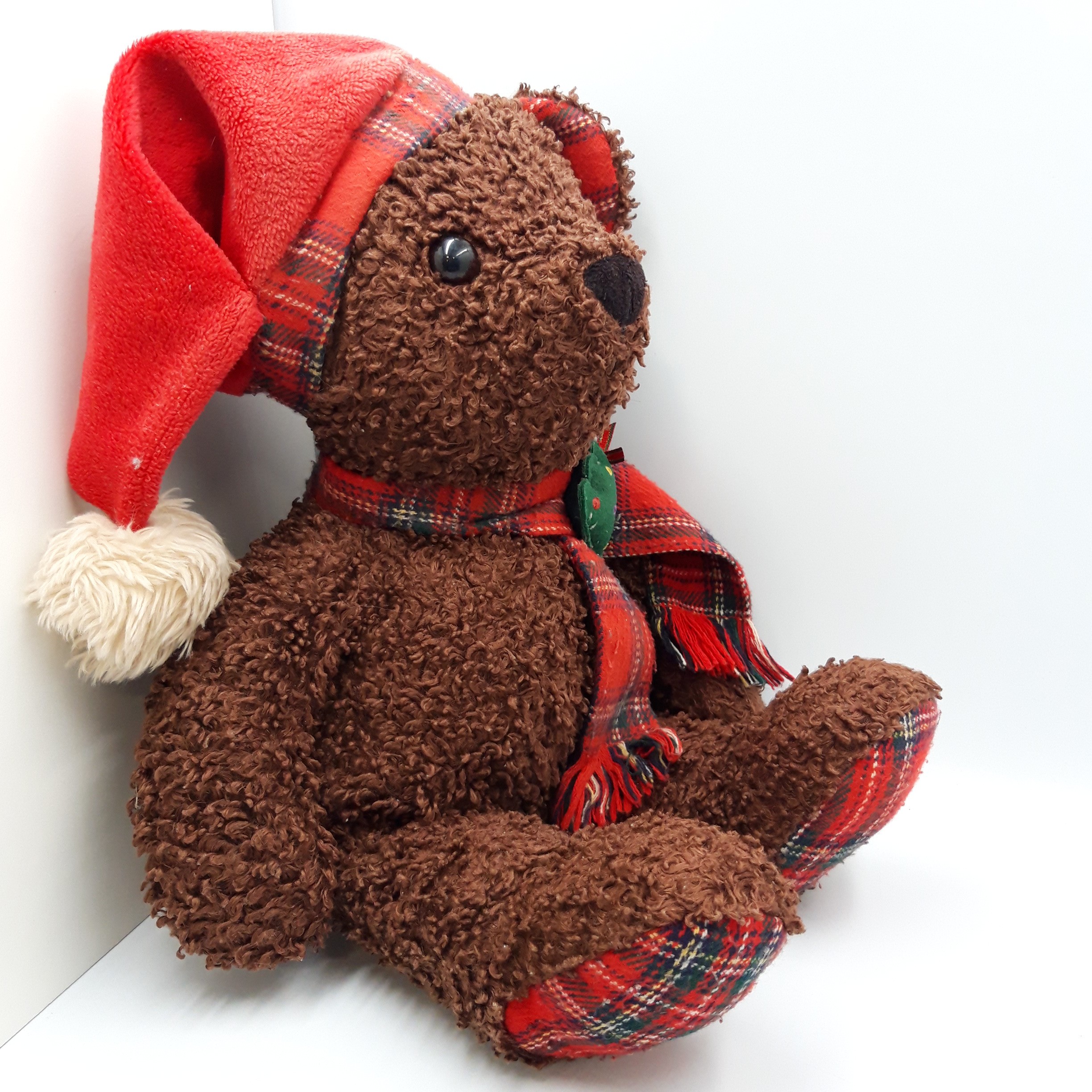 Voir photo 2 de Ours Brun Teddy Jimmy – Christmas – Soft Cuddly Friends, 50 cm de haut. Ours Brun Teddy Jimmy – Christmas – Soft Cuddly Friends, 50 cm de haut. Bon état reconditionné photo 2