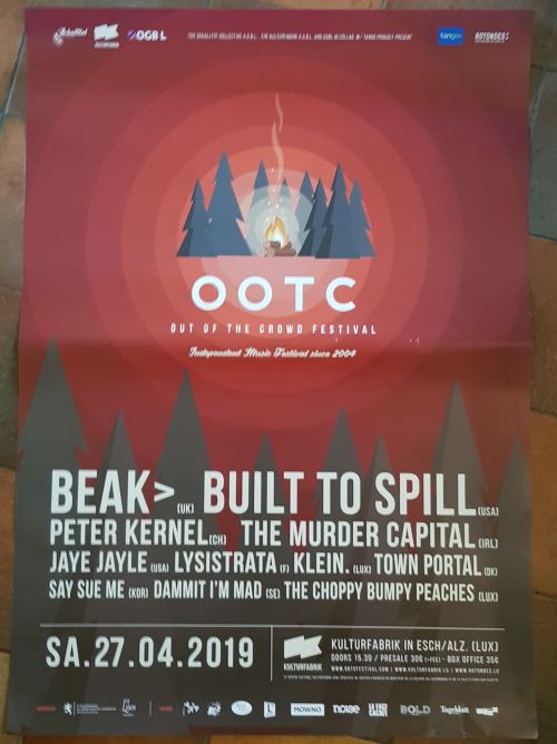 Out Of The Crowd Festival - Beak / Bult To Spill - AFFICHE État correct reconditionné disponible sur Fnac