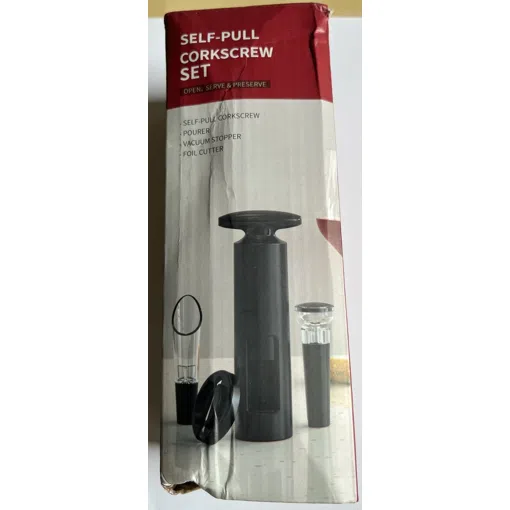 Ouvre Bouteille "4 En 1" (Tire Bouchon, Coupe-Capsule, Bouchons À Vide, Verseur À Vin) Bon état reconditionné disponible sur Rakuten