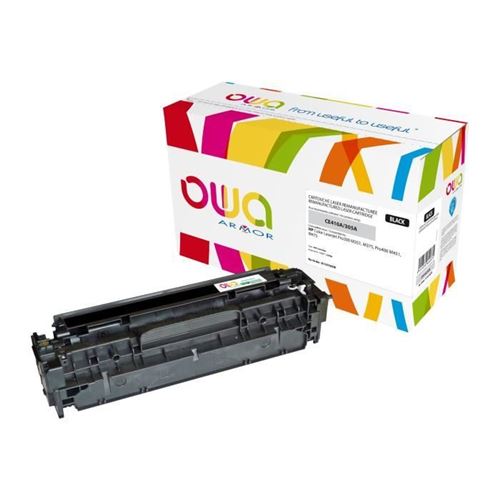OWA - Noir - compatible - remanufacturé - cartouche de toner (alternative pour : HP CE410A) - pour HP LaserJet Pro 300 M351, 400 M451, MFP M375, MFP M475 État correct reconditionné disponible sur Fnac