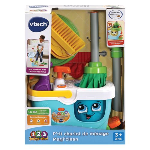 P'tit chariot de ménage Vtech MagiClean État correct VTech reconditionné disponible sur Fnac