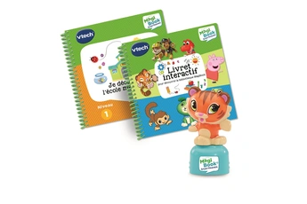 Pack 2 Livres interactifs MagiBook Story'Friends Starter Pack Je découvre l'école maternelle et un Livret découverte Bon état VTech reconditionné disponible sur Darty | Dero