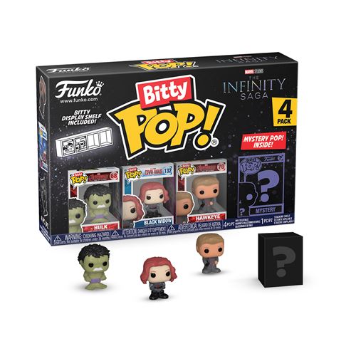 Acheter Pack 4 figurines Funko Bitty Pop Marvel Hulk État correct - 20,94 € Pack 4 figurines Funko Bitty Pop Marvel Hulk État correct Funko reconditionné disponible sur Fnac