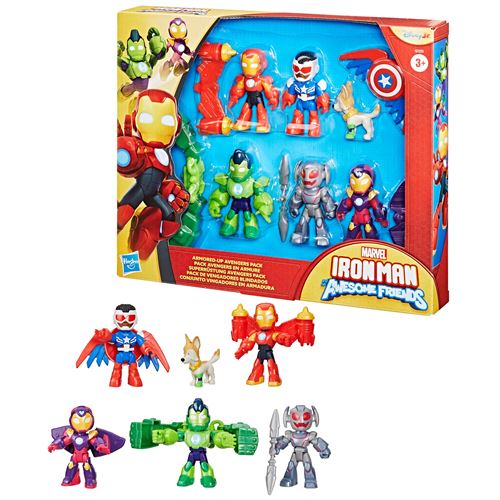 Acheter Pack 6 Figurines Hasbro Marvel Iron Man and his Awesome Friends Pack Avengers en armure État correct - 19,99 € Pack 6 Figurines Hasbro Marvel Iron Man and his Awesome Friends Pack Avengers en armure État correct Hasbro reconditionné disponible sur Fnac