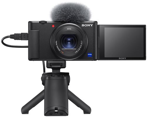 Pack Appareil Photo Compact pour Vlogging Sony ZV1 Noir + Poignée VCTSGR1 État correct Sony reconditionné disponible sur Fnac | Dero