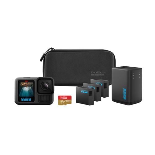 Pack Caméra sport GoPro HERO13 Black Extended Power État correct reconditionné disponible sur Fnac
