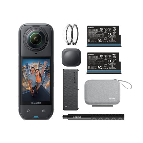 Pack Caméra sport Insta360 X5 Essentiel Noir État correct Insta360 reconditionné disponible sur Fnac