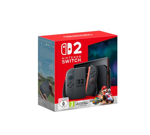 Pack Console Nintendo Switch 2 Noir + Mario Kart World Nintendo Switch 2 État correct reconditionné disponible sur Fnac
