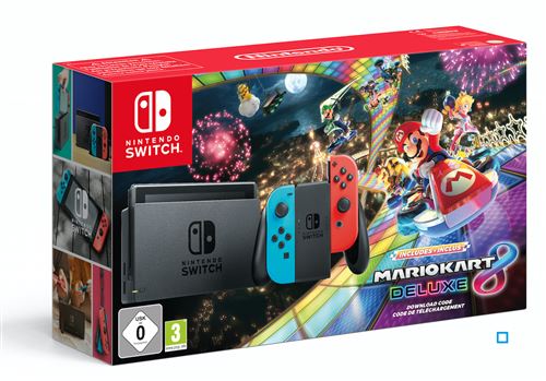 Pack Console Nintendo Switch + Jeu Mario Kart 8 Deluxe État correct - 299,99 € Pack Console Nintendo Switch + Jeu Mario Kart 8 Deluxe État correct Nintendo reconditionné disponible sur Fnac