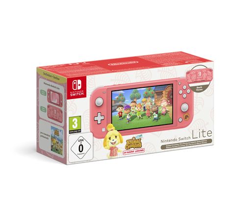 Pack console Nintendo Switch Lite edition limitee (Marie Hawai) + Animal Crossing New Horizons État correct Nintendo reconditionné disponible sur Fnac