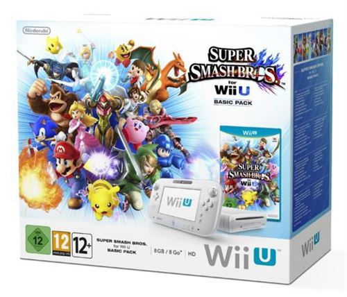 Pack Console Nintendo Wii U + Super Smash Bros État correct Nintendo reconditionné disponible sur Fnac
