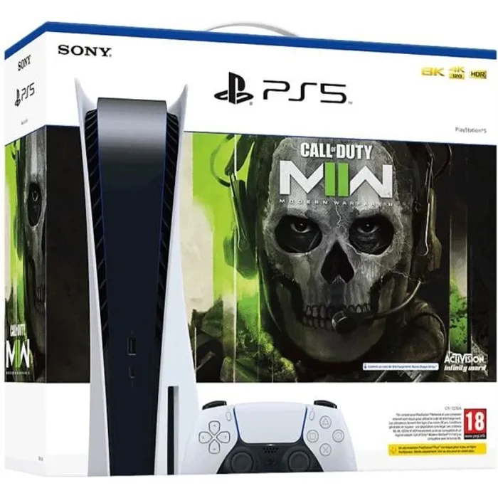 Pack console PlayStation 5 – Call of Duty: Modern Warfare II - MWII refurbished - 549,99 € Pack console PlayStation 5 – Call of Duty: Modern Warfare II - MWII refurbished reconditionné disponible sur Cdiscount Seconde Vie